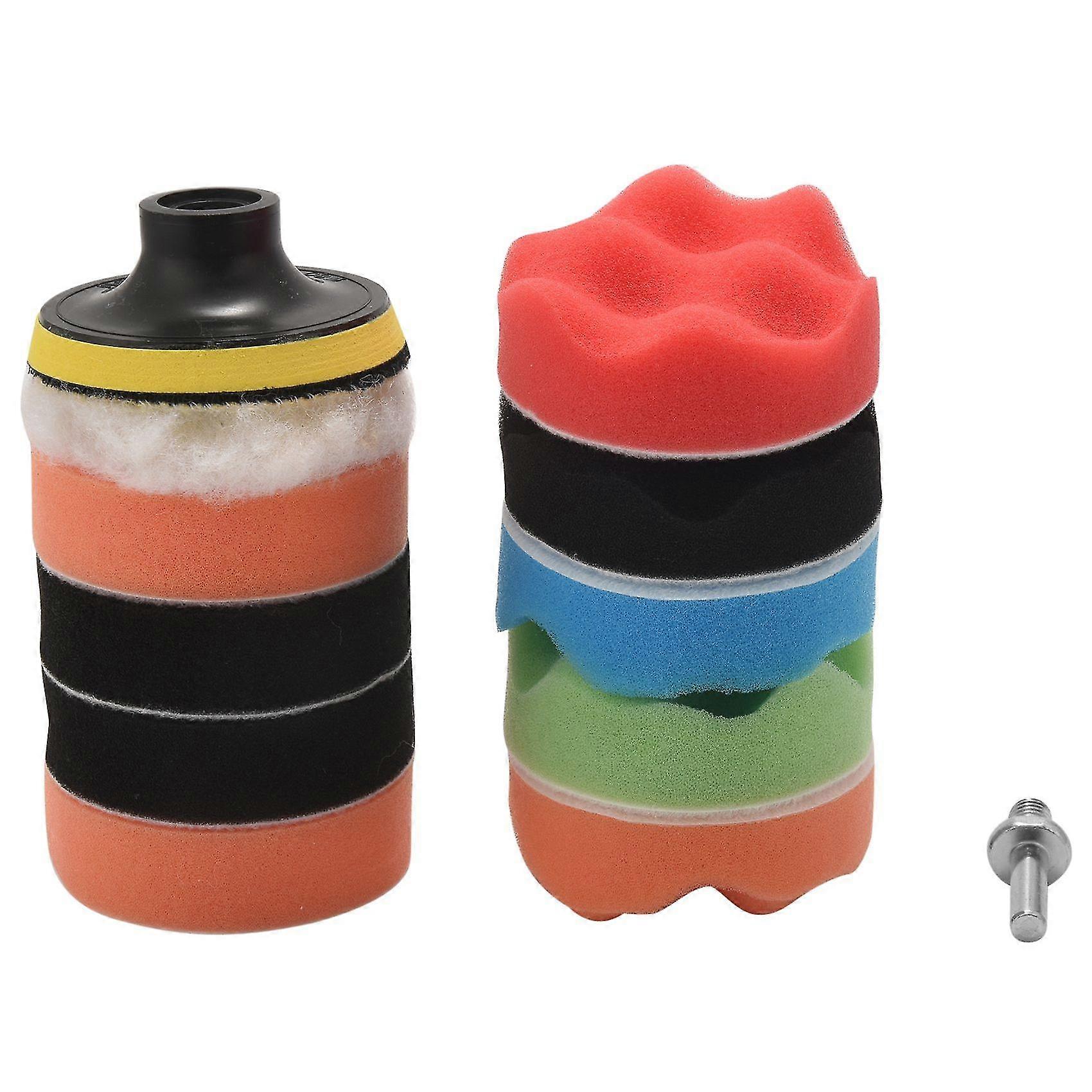 11pcs 3 Inch Waves Buffer Polishing Pad Set For Car Polisher