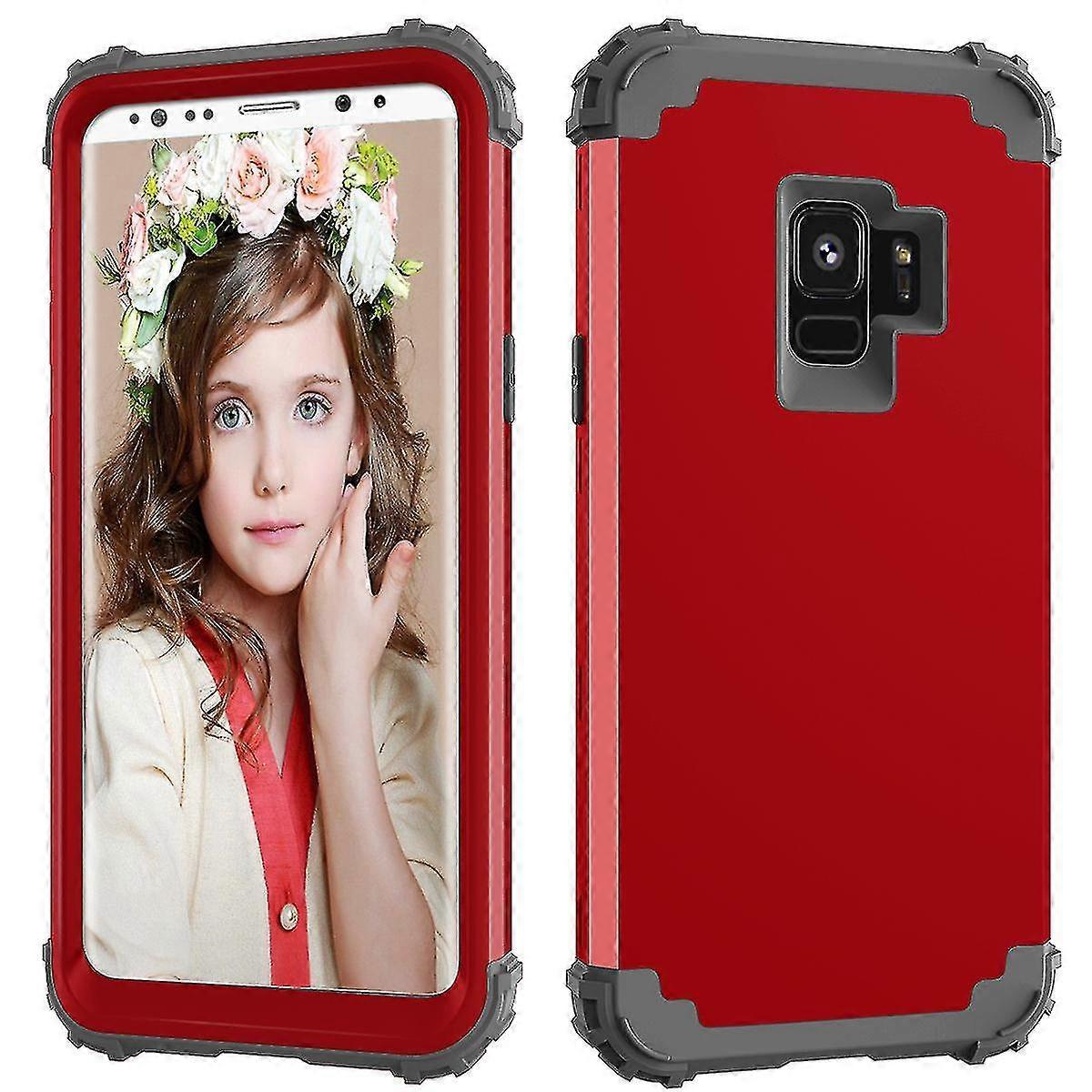 غطاء حماية من طراز الحد الأدنى لسامسونج S9 ، مضاد لبصمات الأصابع ، شعور باللمس للبشرة ، حماية من السقوط