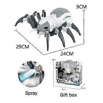 high qualityRobot Spider Remote Control Mechanical Spray Spider   Electric Light Music Dancing