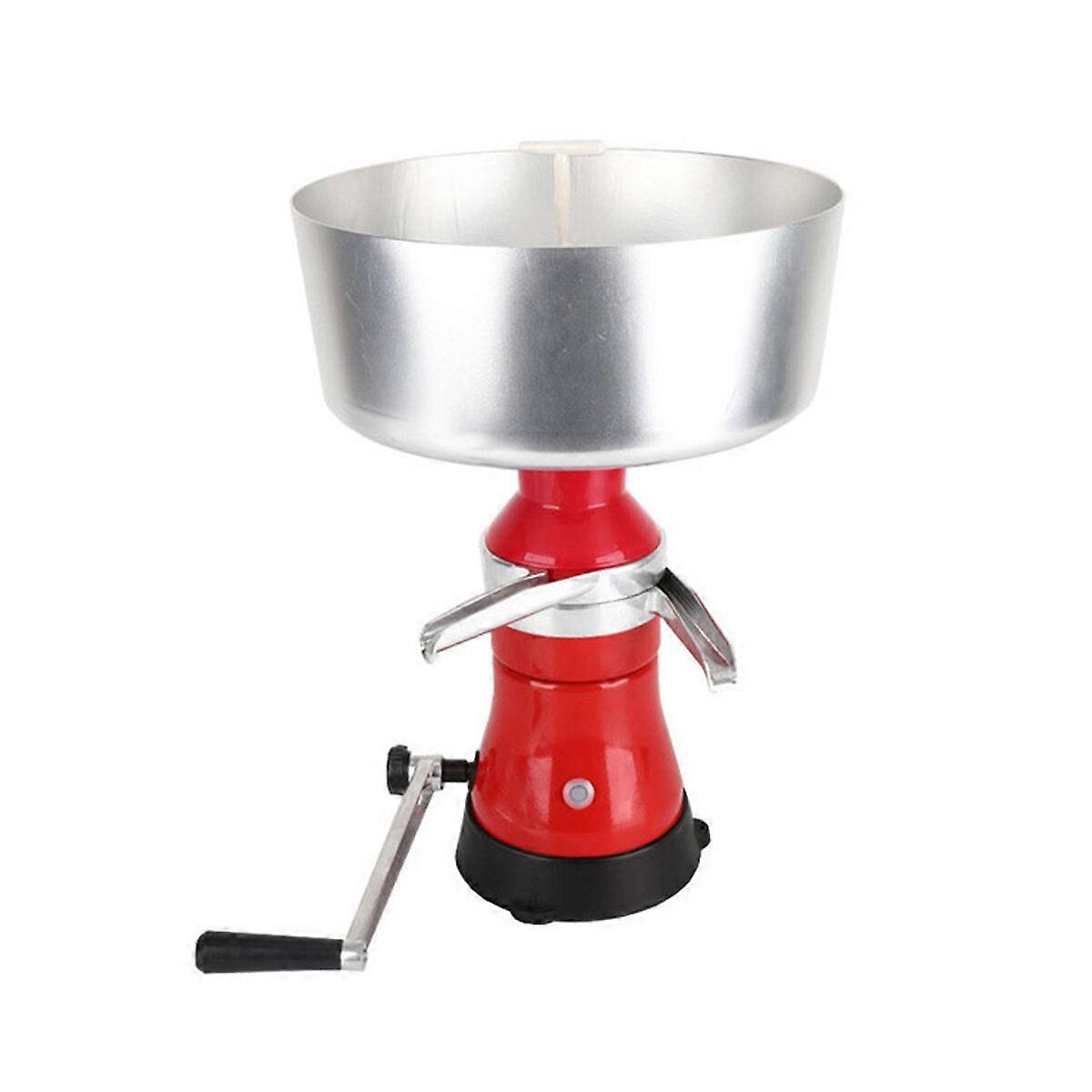 80L Hand Operated Milk Centrifuge Separator Aluminum Alloy Ghee Machine Small Separator