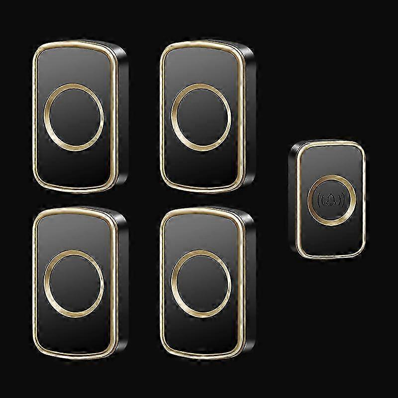 Wireless Doorbell Long Range 1 to 4 Receiver Remote Control Battery Elderly