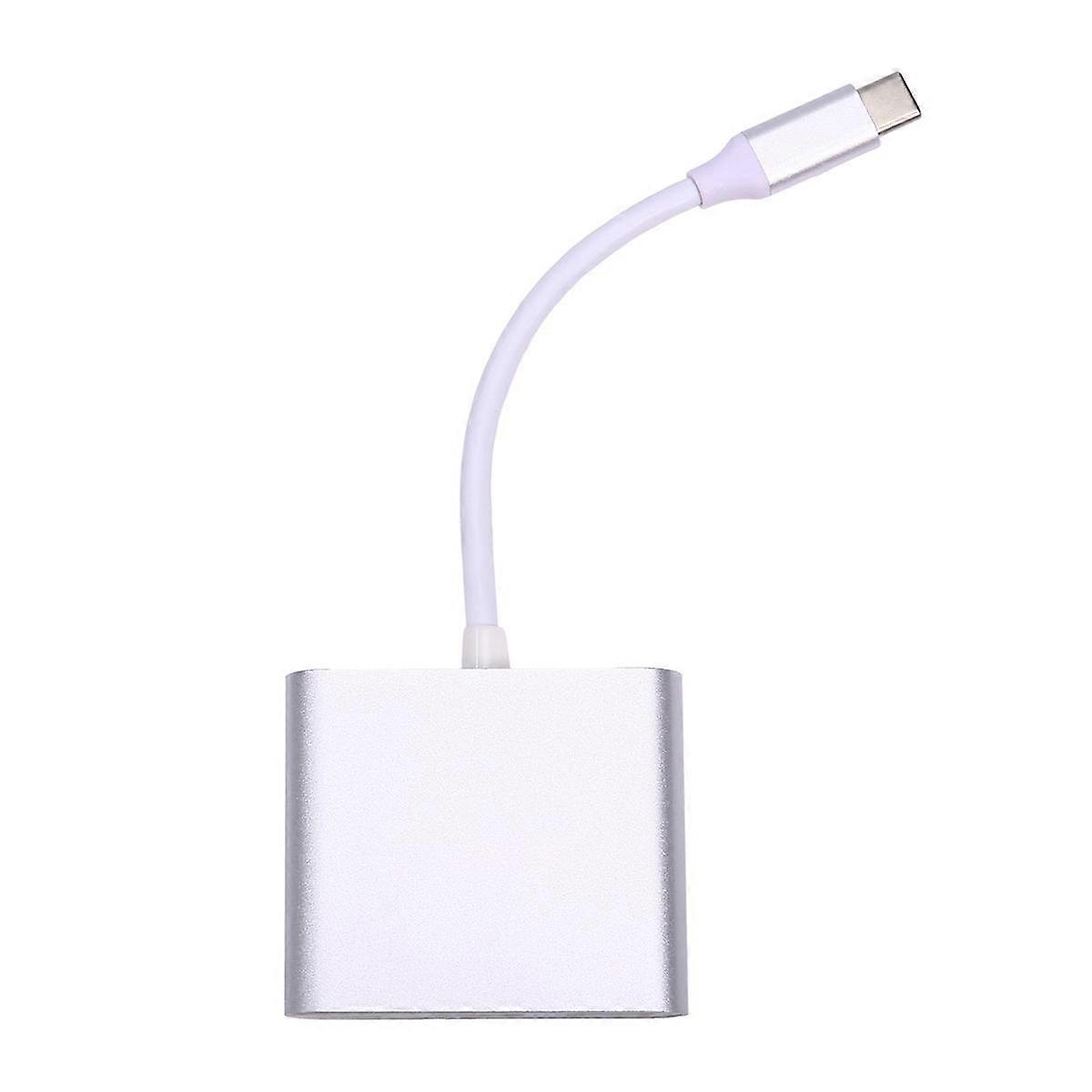 3 in 1 TYPE-C to -Compatible 4K Adapter Cable Converter Type-C to -Compatible USB HD Cable Docking
