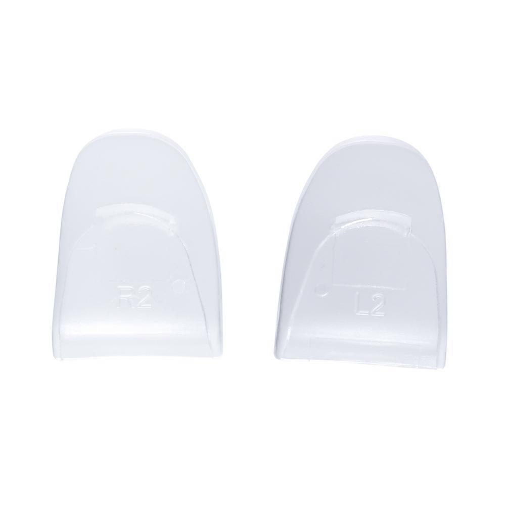 2 PCS/ Set Durable R2 L2 Buttons Trigger Extender Extension for PS4 Controller (Transparent)