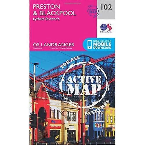 Preston & Blackpool, Lytham - OS Landranger Map 102 (Sheet map, folded)