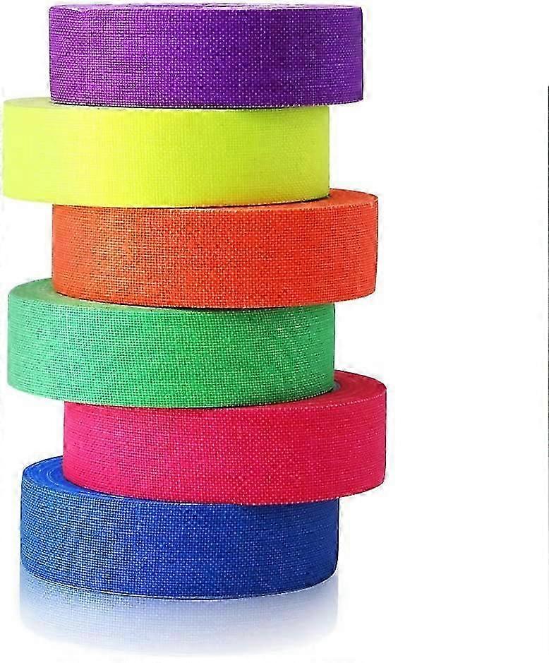 Blacklight Reactive Fluorescent, Fluorescent Gaffer Cloth Tape, 0.59in X 16.5FT