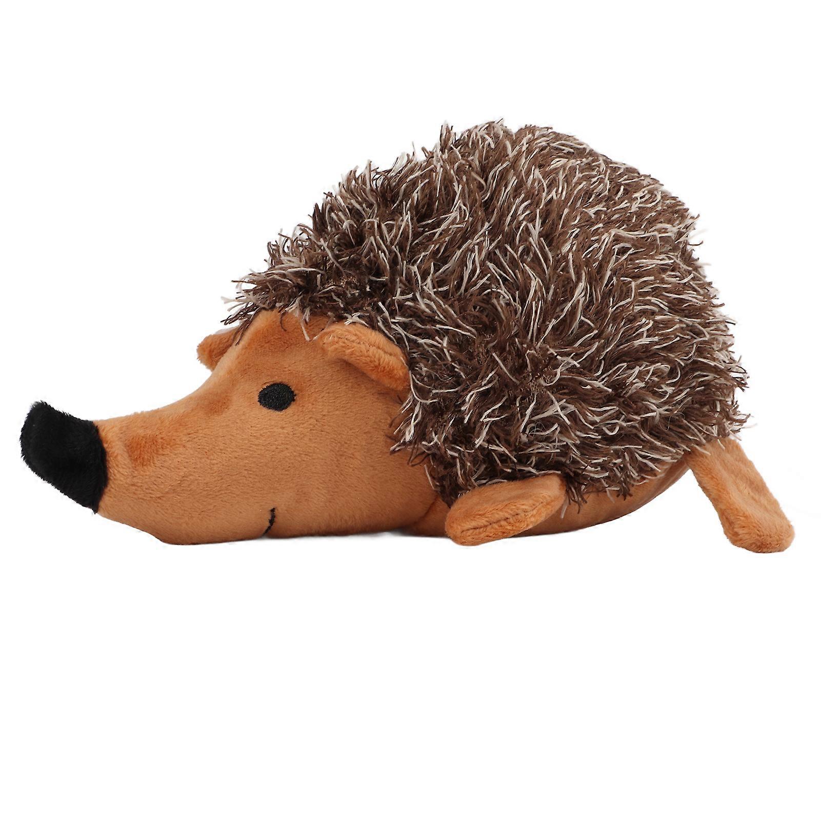 Hedgehog Plush Dog Toy, Squeaky Interactive Toy for Chewing