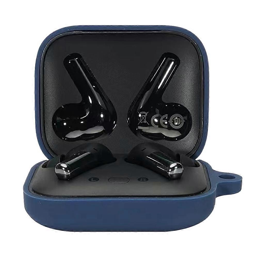 For OnePlus Buds Pro Silicone Anti-fall Wireless Earphone Protective Case(Matcha Green)