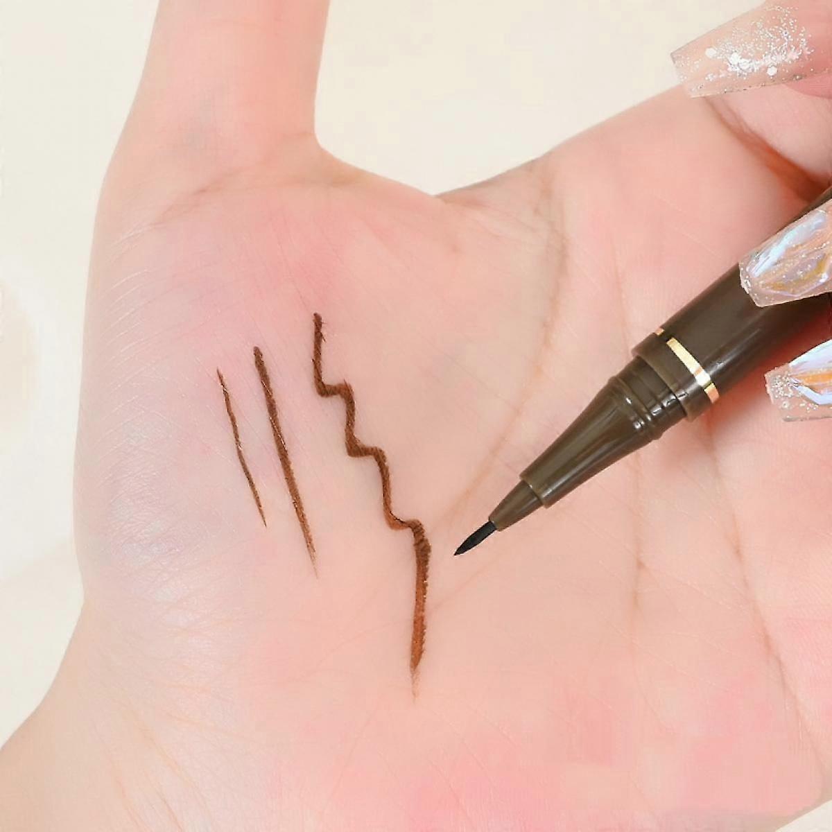 Bushy Brow Pen,Thin Precision Eyebrow Pencils Define, Shape, Build, Fill In & Flick Up - Eyebrow Filler for Natural Looking Brows