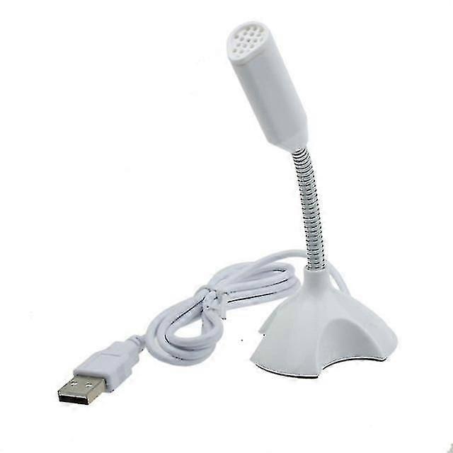Desktop Usb Microphone Computer Laptop Mini Microphone Flexible Tube Neck Adjustable Pc Mic For Live Streaming