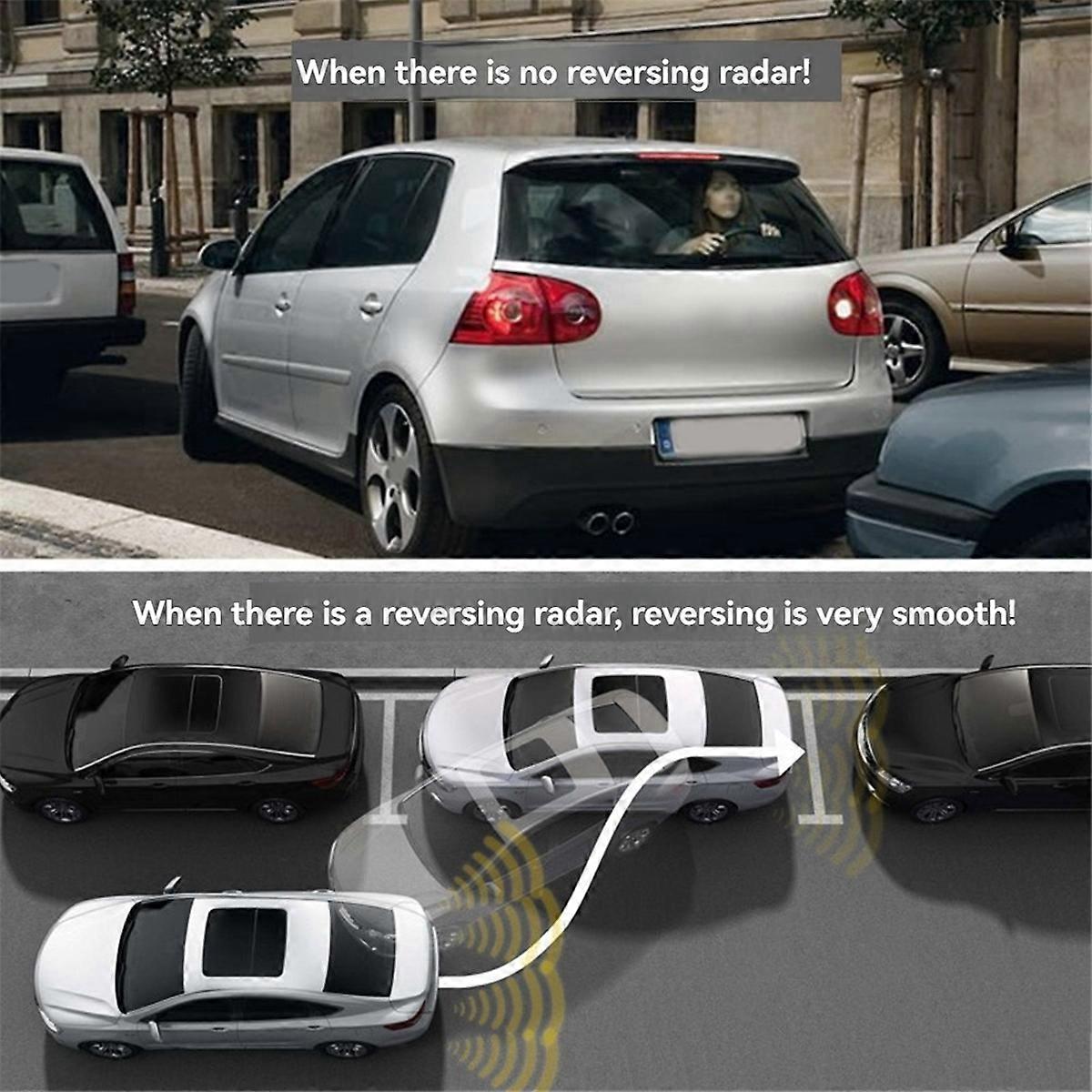 8 Parking Sensor Parktronic Car Automobile Reversing Radar Electronics Rear Auto Detector Backing A
