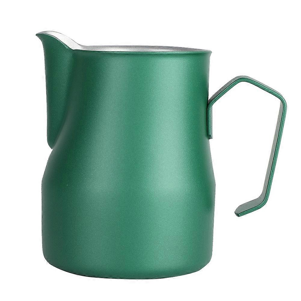 Stainless Steel Milk Frothing Cup 12oz Coffee Pitcher Jug for Latte Art in Coffee Shops