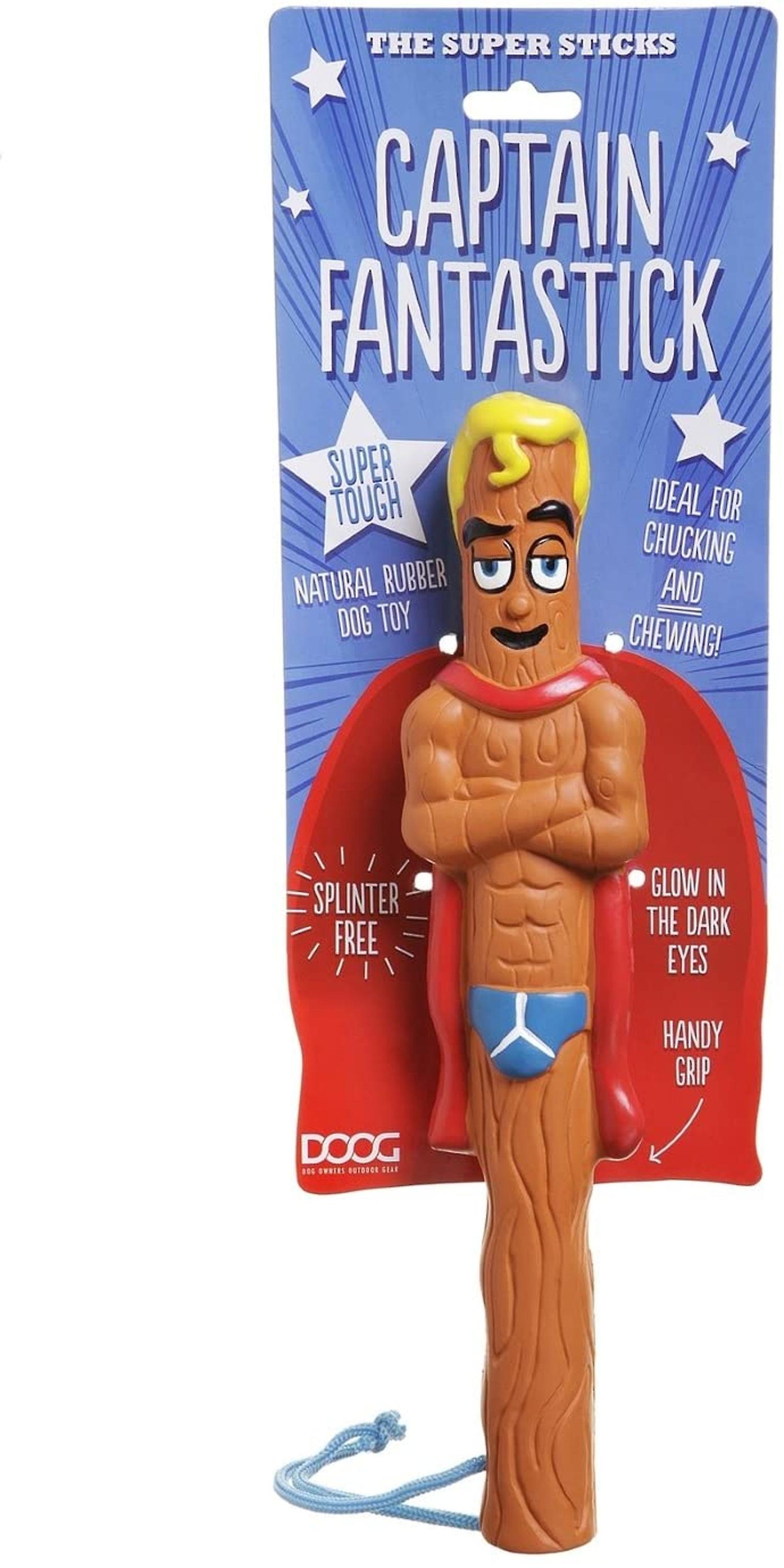 Doog Dog Toy Stick Various Designs, Captain Fantastick