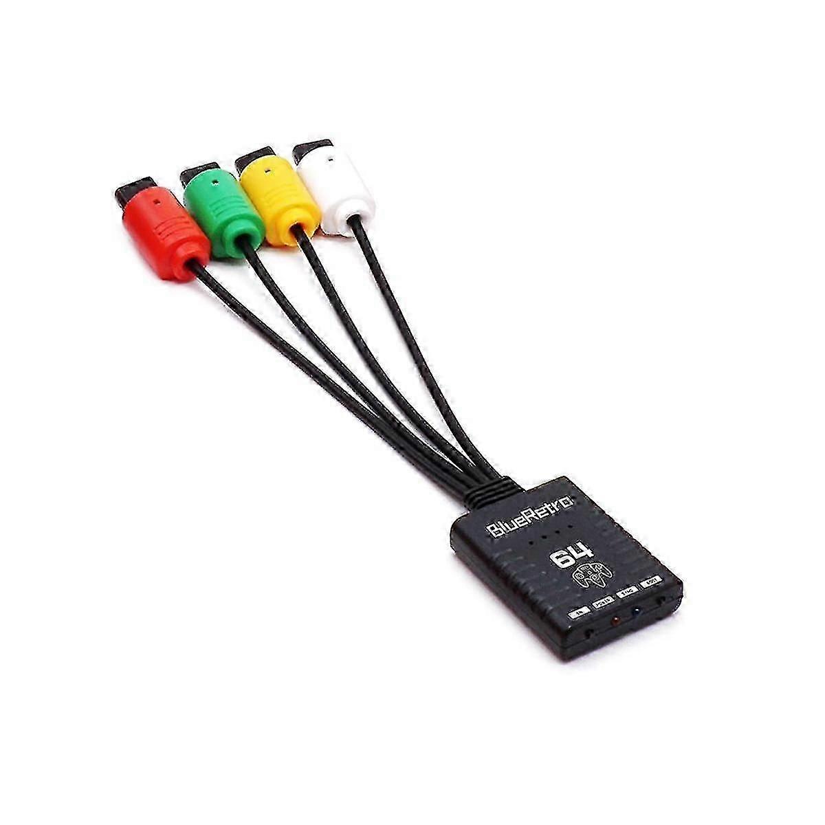 Bluetooth Wireless Game Controller Adapter for N64 Console Support Up to Four Wireless Game Control