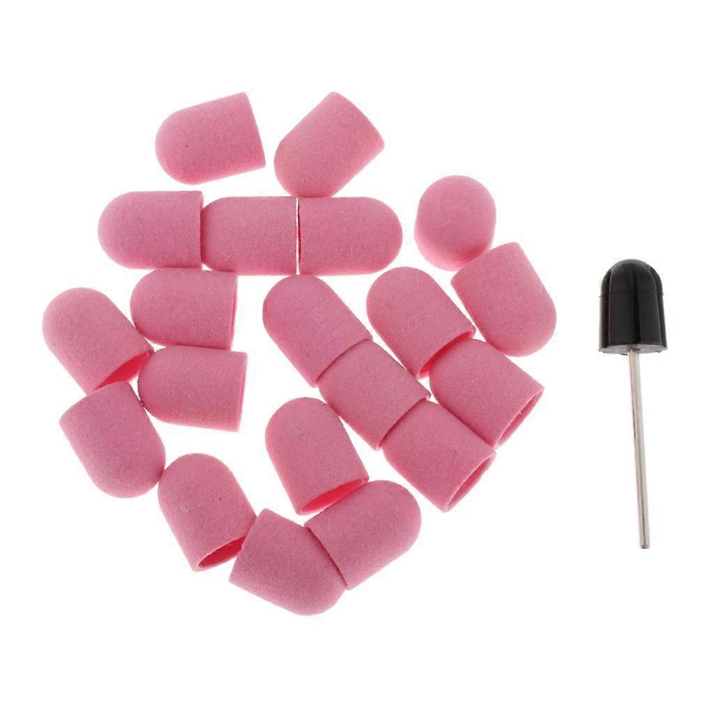 20x Sanding Bands Sleeves Drill Bit Polishing Caps 16x25mm