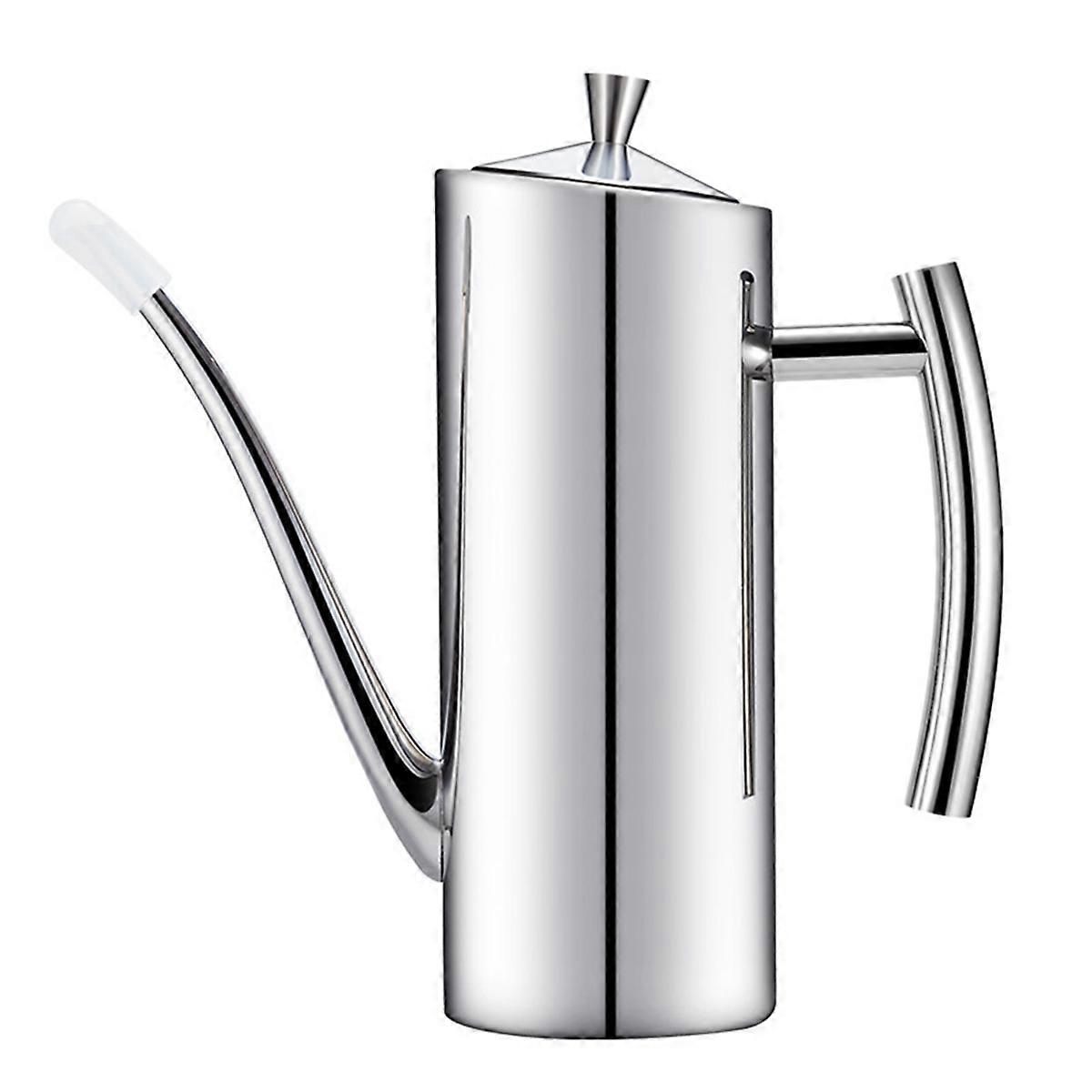 Stainless Steel Oil Pot Dispenser Leak-Proof Seasoning Bottle