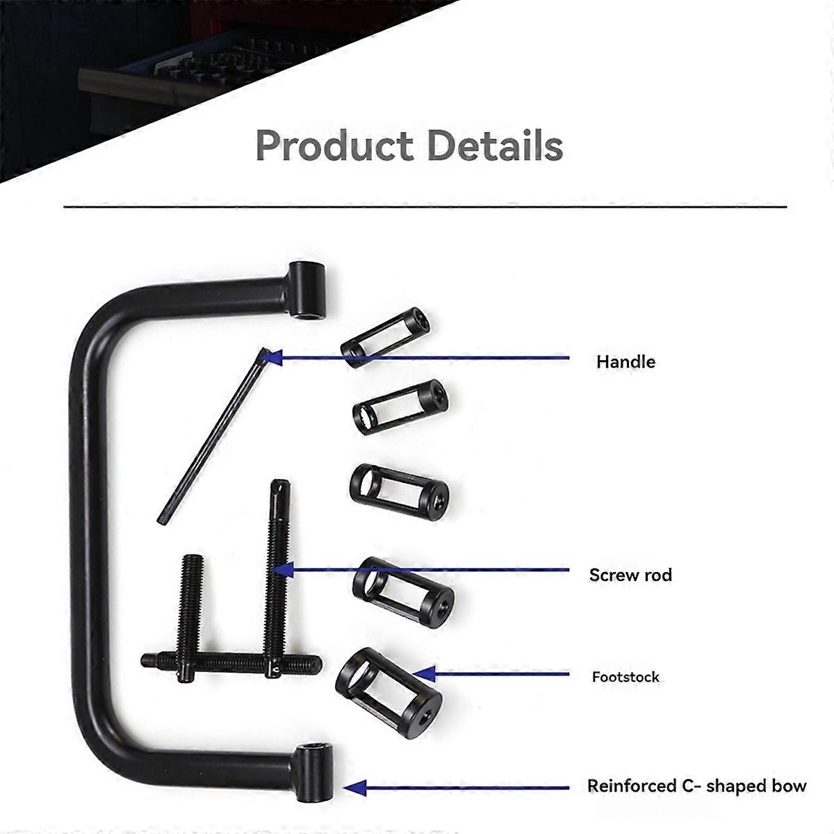 Valve Spring Removal Tool Valve Spring Removal Tool C Clamp Service Kit for ATV, Car, Motorcycle, Sm