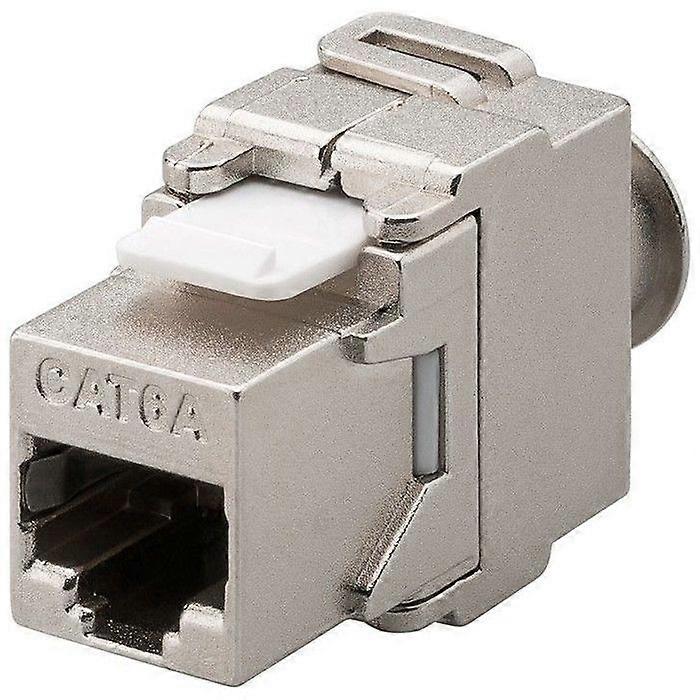 Modular socket - goobay - RJ-45 - Gray - Indoor - Ready to install
