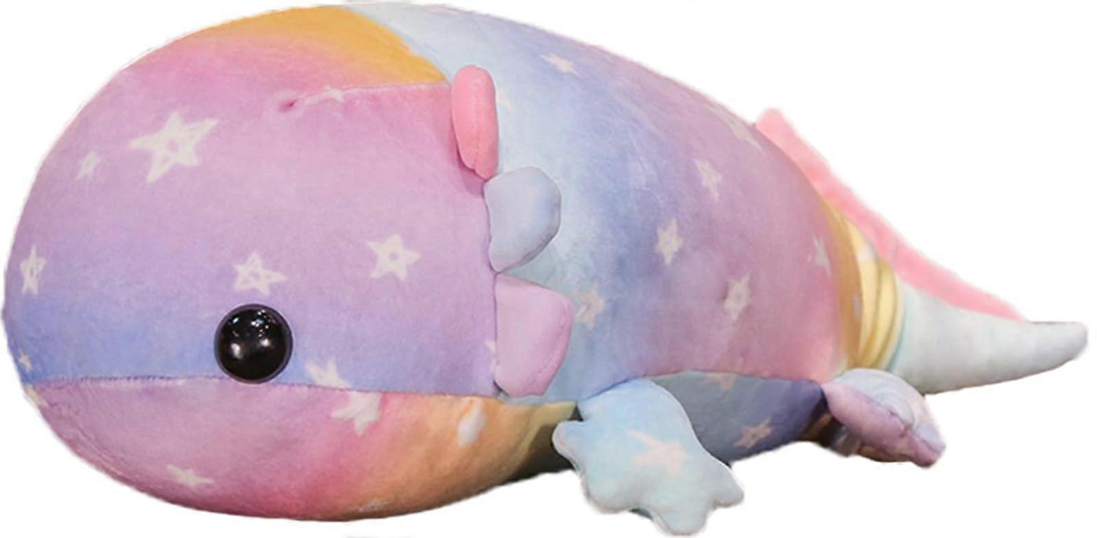 Soft Axolotl Plush Toy 14.5 Inch Purple, Axolotl Stuffed Animal, Plush Pillow, Cuddly Axolotl Doll
