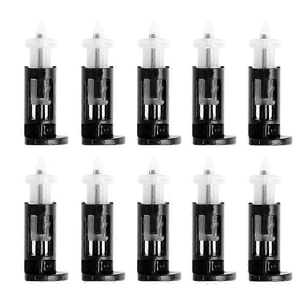 suitable for 10Pcs Plastic Mounting Clip for Intel 4 Way CPU Coolers 1155 775 CPU Heatsink Mount Pin Push Screw Cooler Fan Fastener-YI WU CHUN HUI
