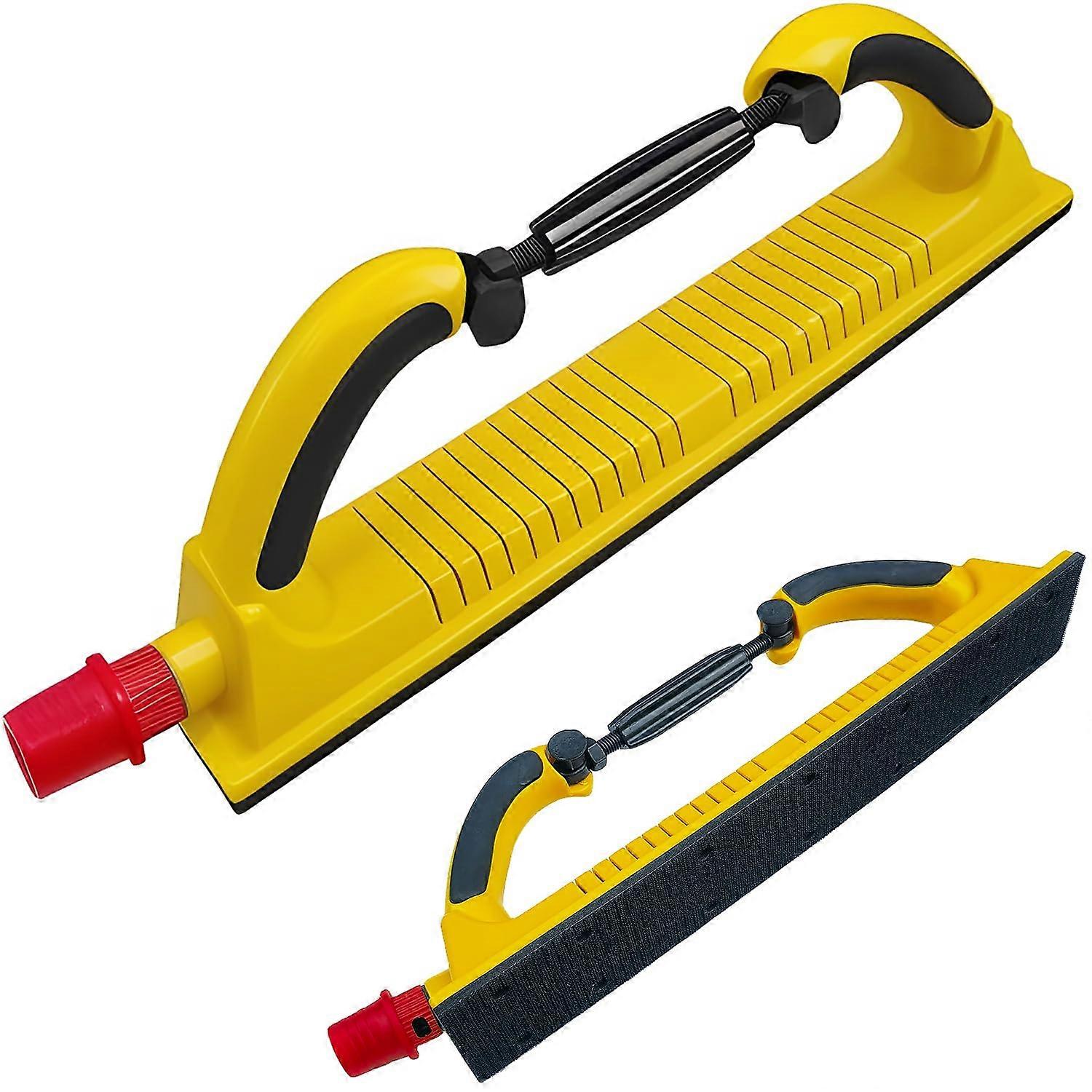 2-3/4' x 15-3/4' Dust Free Longboard Hand Sanding File Block Adjustable Radius Flex with Hook & Loop Backing, Hand Sander