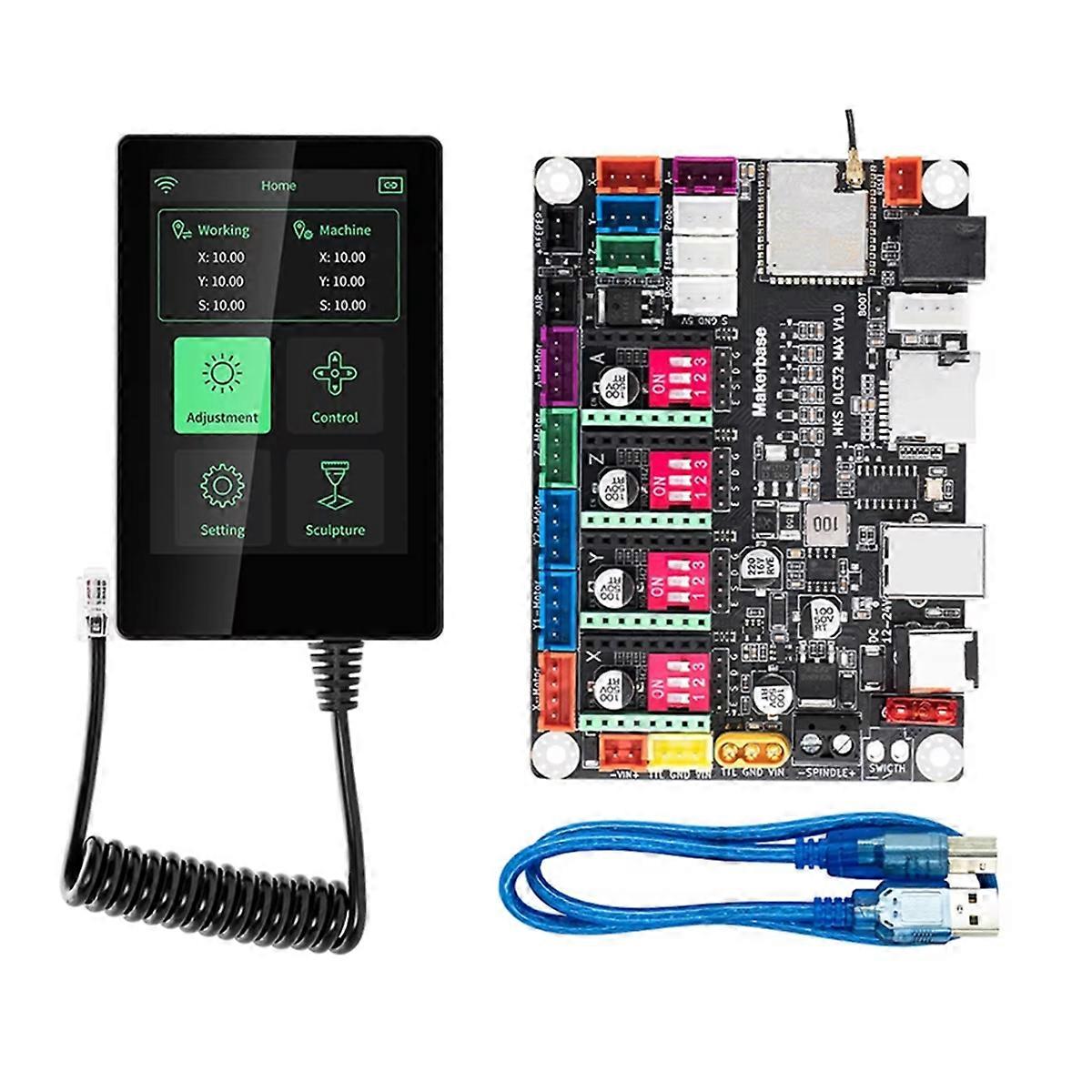 MKS DLC32 MAX Motherboard Laser Engraving Machine 4 Axis Controller for CNC Woodwork Engraver Parts