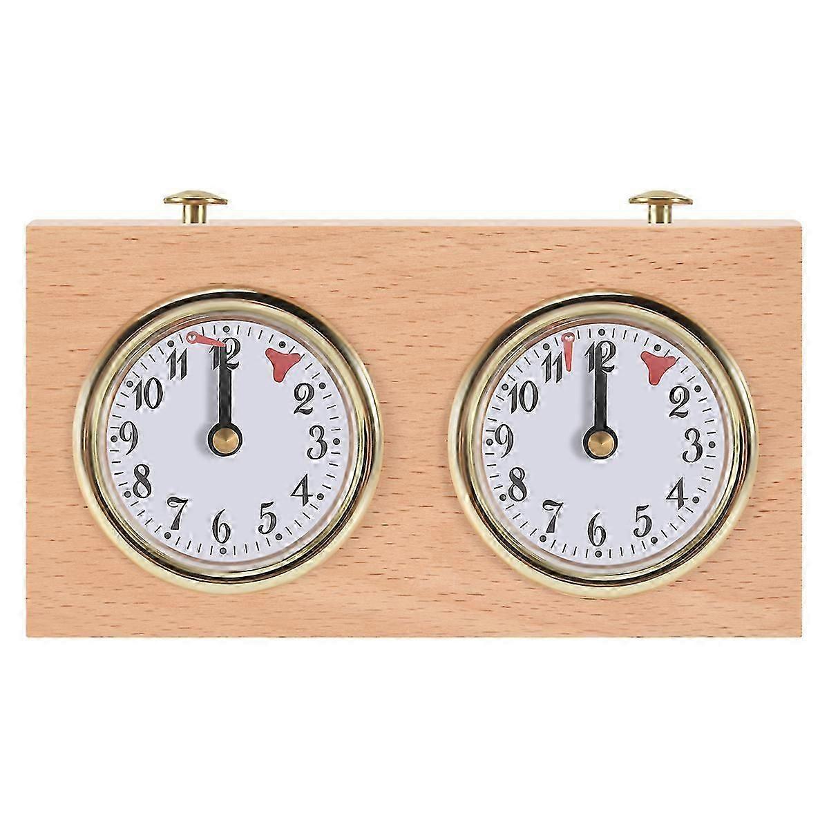 Digital International Chess Clock, Wooden Count Up Down Chess Timer