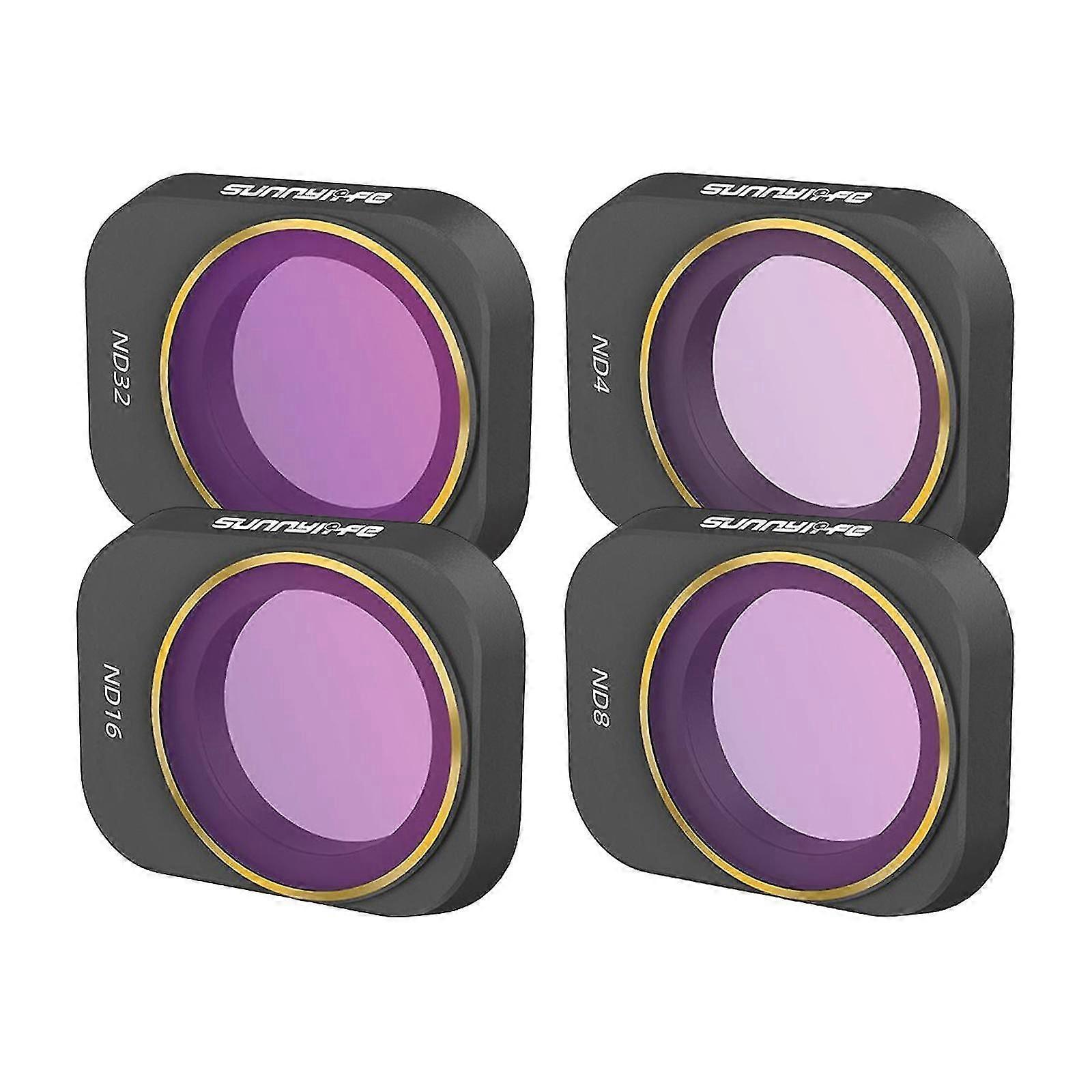 4x Optical Glass Lens Filter Kit with Storage Case for DJI Mini 3 Pro Parts