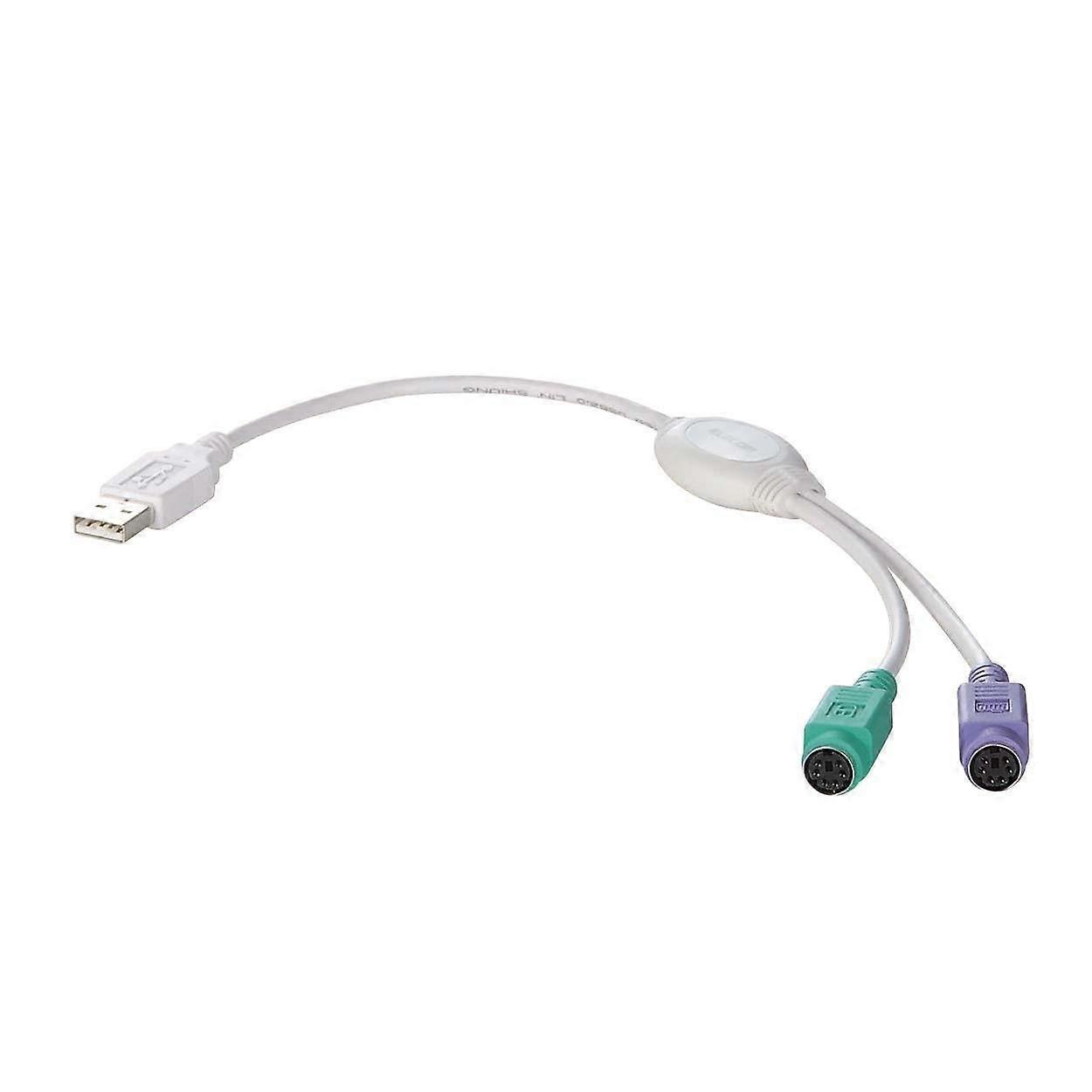 PS/2-USB Conversion Cable USB A Male to PS/2 Female x 2 for Keyboard and Mouse Compatibility USB-P2KM Japan Import