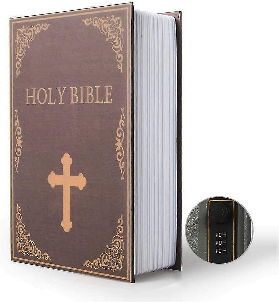 Small Sized Diversion Dictionary Secret Safe Can with Security Combination Lock (Password, Bible)