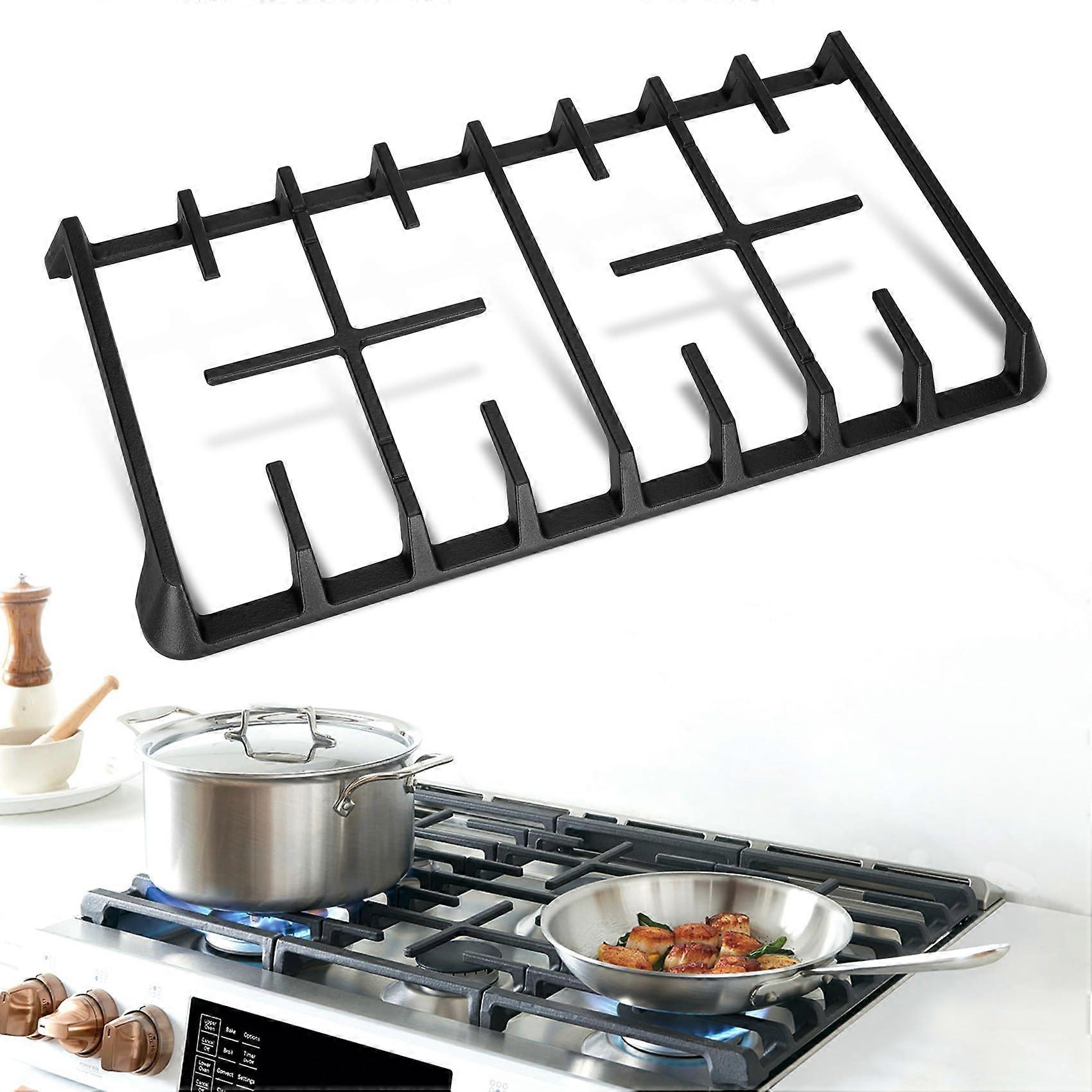 DG94-00937A Cast Iron Grates for Samsung Gas Range NX58F5500SS NX58H5600SS NX58J5600SG Replacement Burner Grates