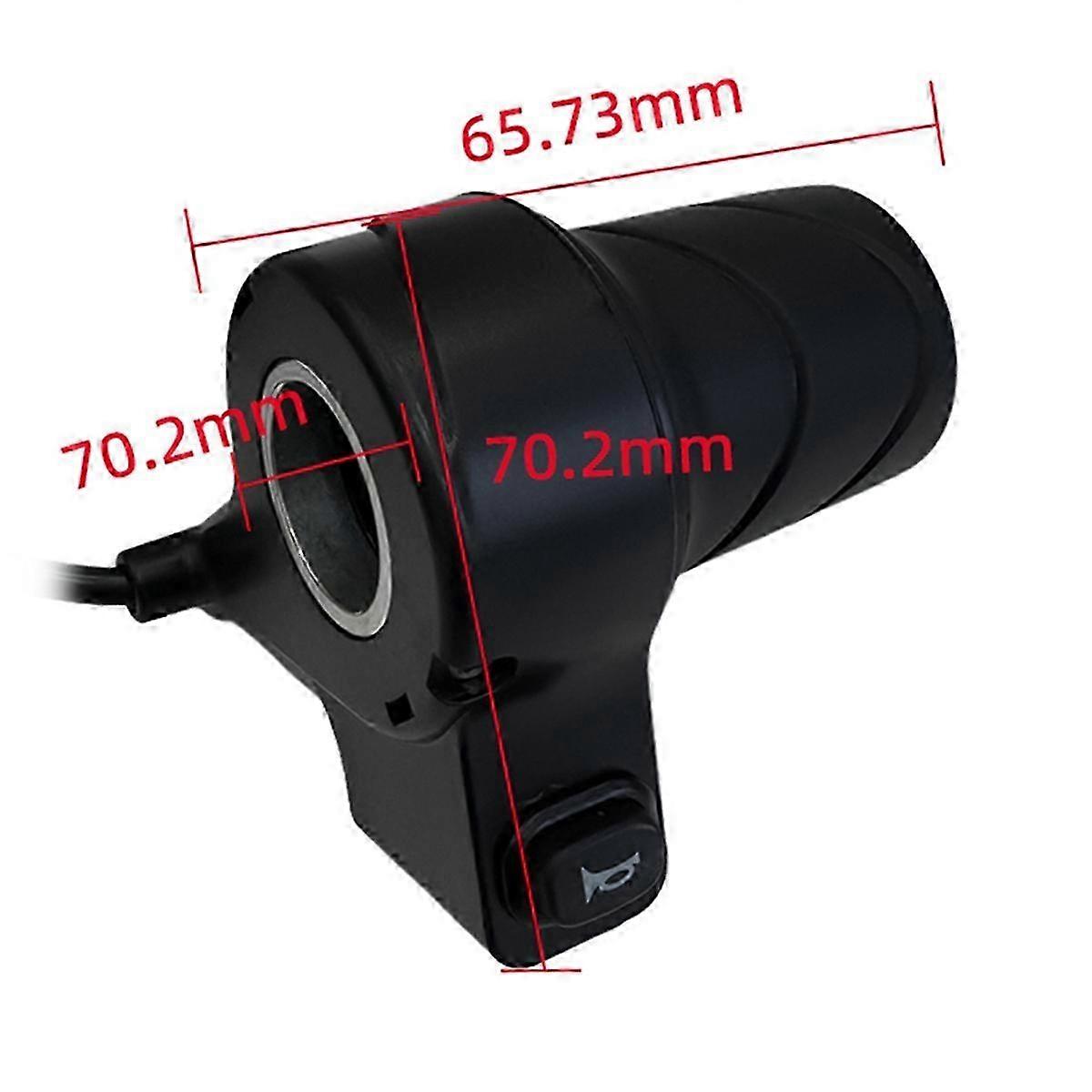 Half Handlebar Accelerator SM Plug Left/Right Handle Compatible with E-Bike Half Twist Throttle Elec