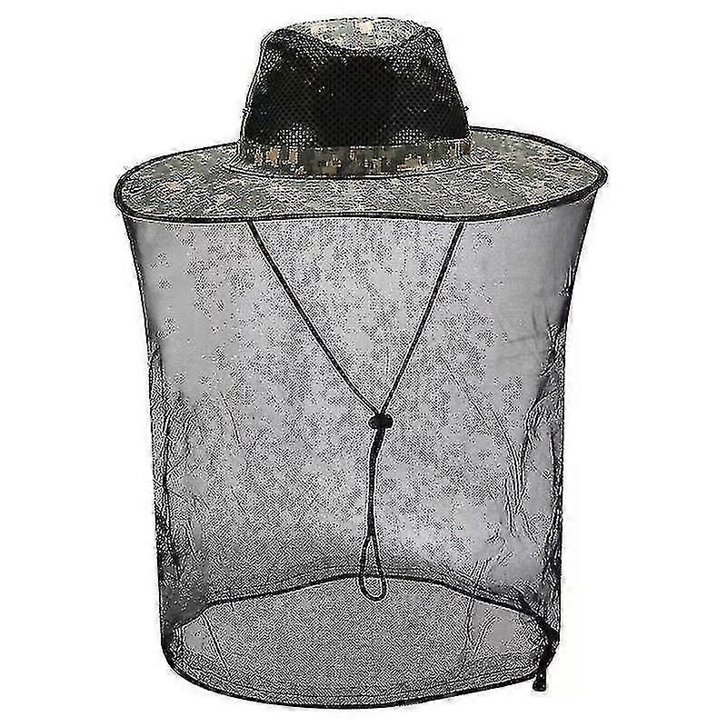 Outdoor Mosquito Resistance Hat Bug Bee Insect Net Mesh Head Face Protector Cap