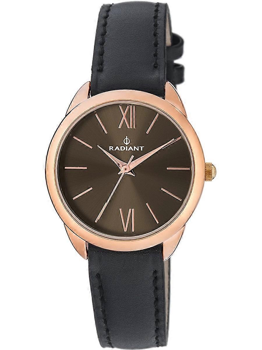 Radiant Svart Äkta Läder RA419601 Damklocka