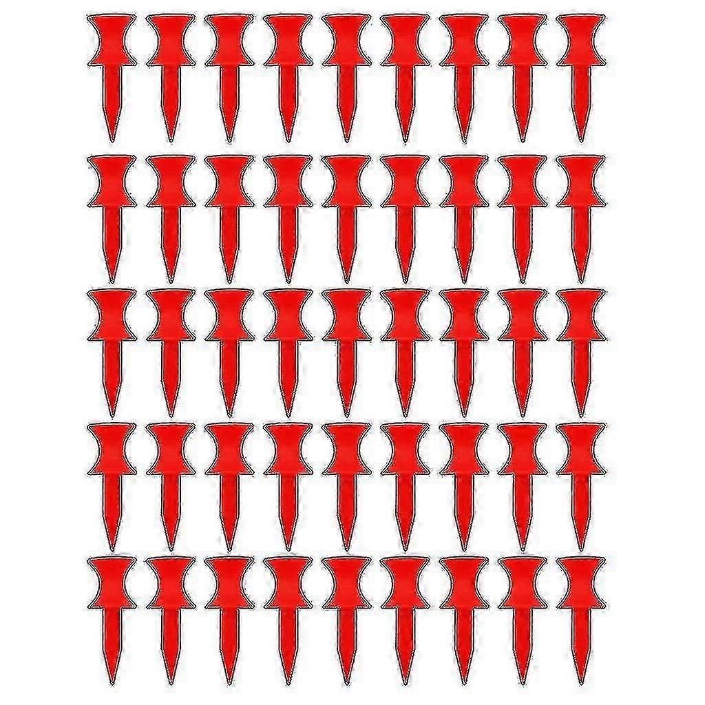50pcs Golf-tees Step Down Plastic Unbreakable Reusable Bulk Professional Height well