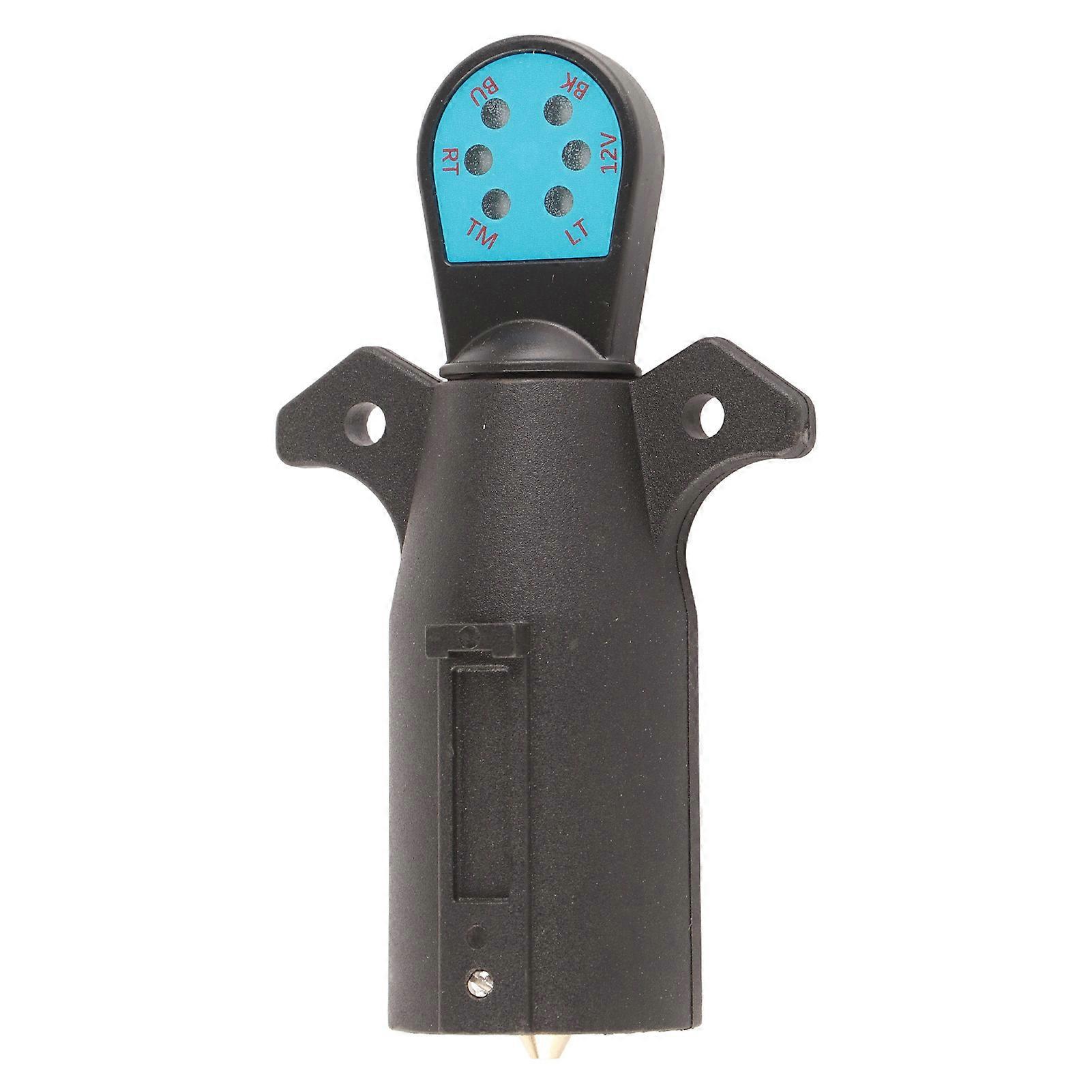 12V 7Pin Towing Light Wiring Cable Circuit Plug Socket Tester for Auto Trailers