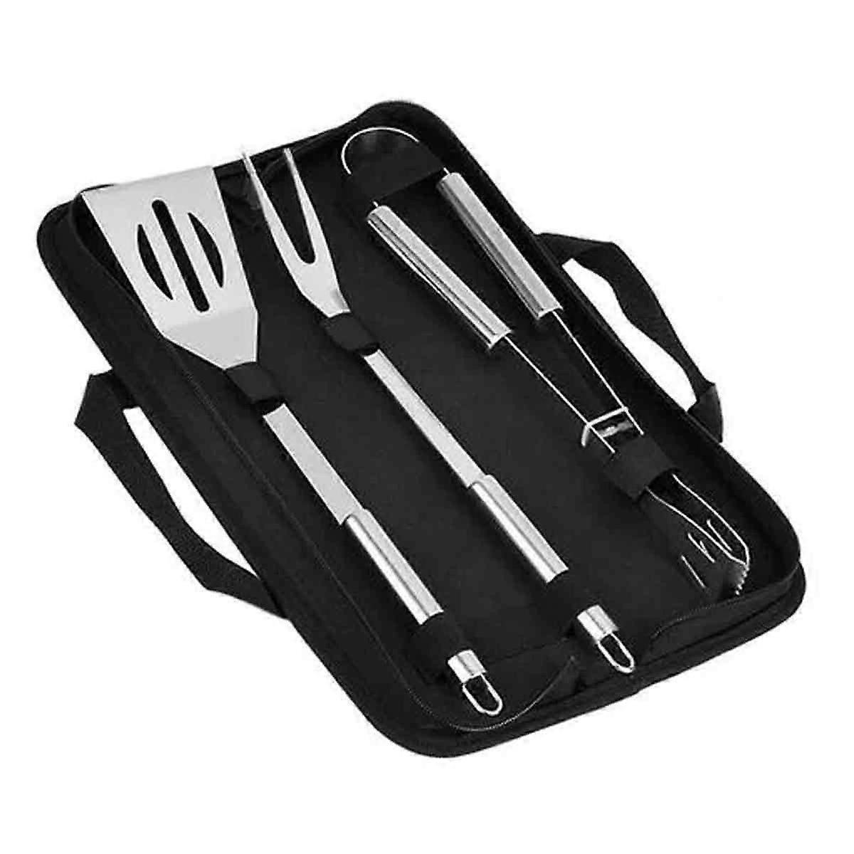 Barbecue tool set, 3 cooking and barbecue utensils