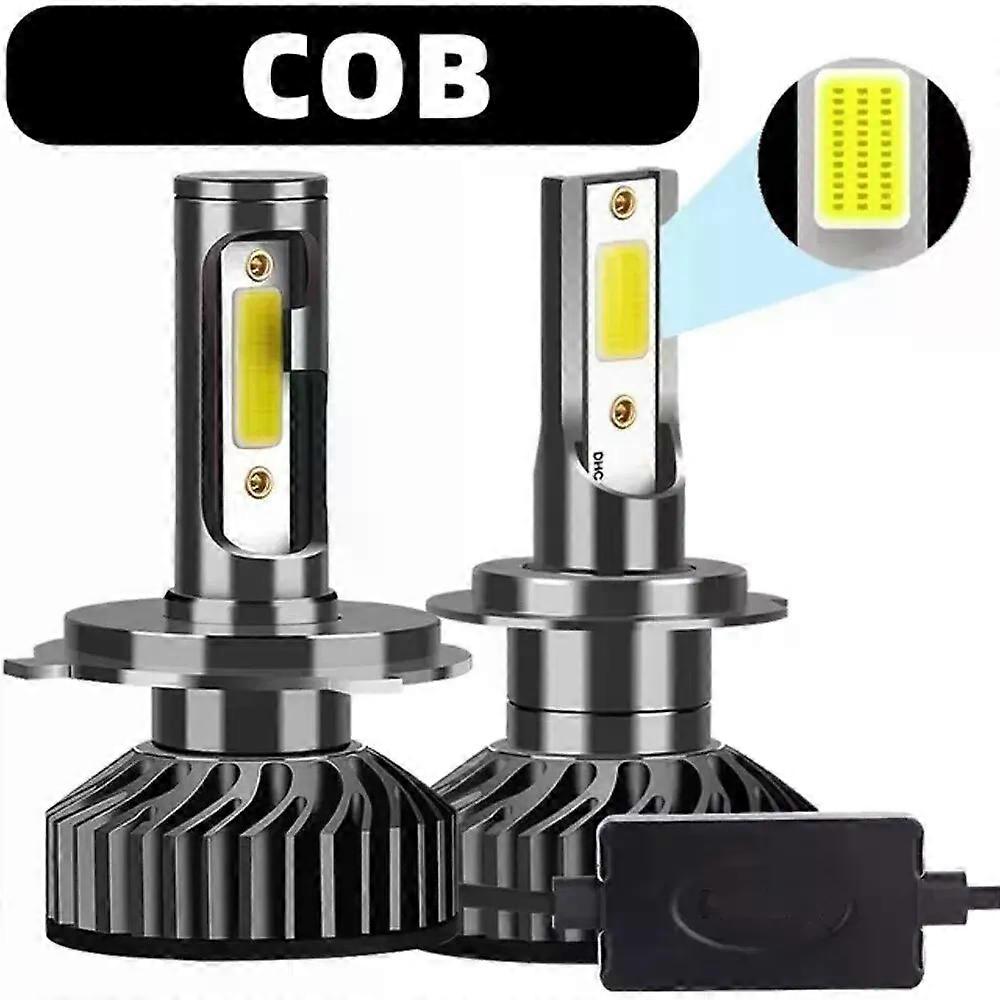 2X H7 LED H4 auton ajovalojen polttimo 30000LM CSP3570 CSP1860 COB H1 H3 H8 H9 H11 9005 HB3 9006 HB4 9012 Valo ajoneuvon autoon CANBUS
