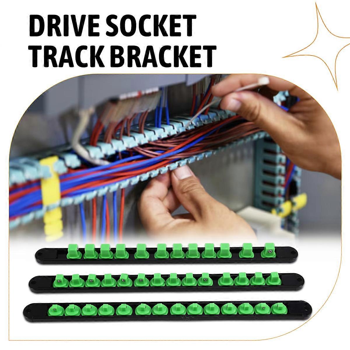 6PCS ABS Socket Organizer Holders Heavy Duty Socket Racks