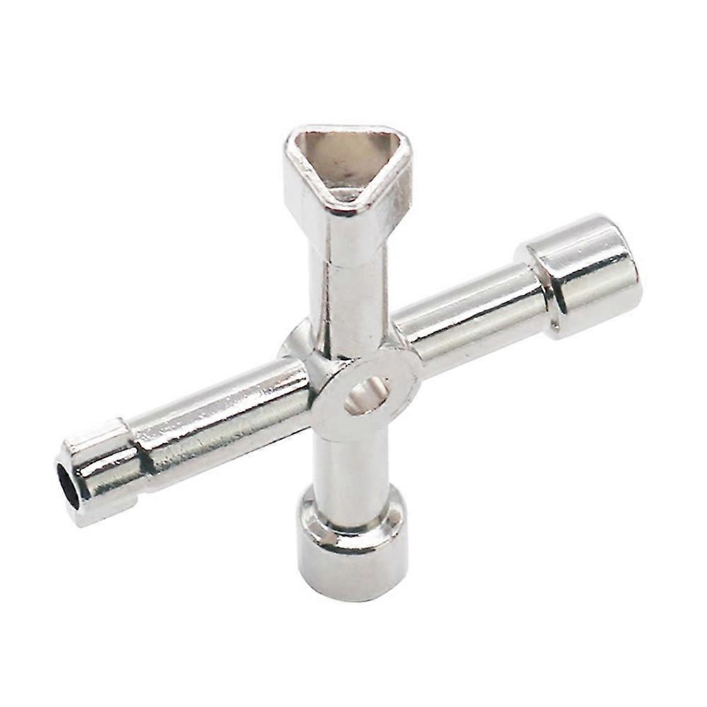Aleekit 4 Way Universal Cross Triangle Wrench KEY Multifunction Cross Wrench High Quality Multifunction Repair Tools Hand Tools