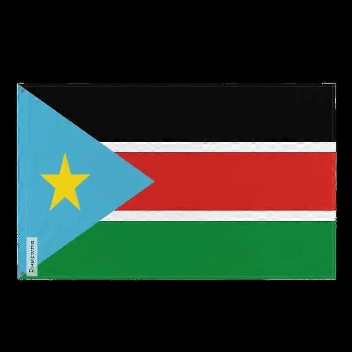 Flag - Multicolored - South Sudan - 60 x 90 cm - Polyester - Double-sided - Metal eyelets