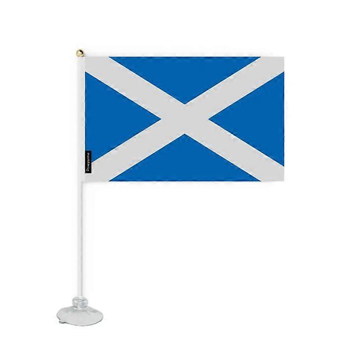 Flag - Scotland - Mini Suction Cup Flag - 20 x 30 cm - Polyester - Double-Sided Print