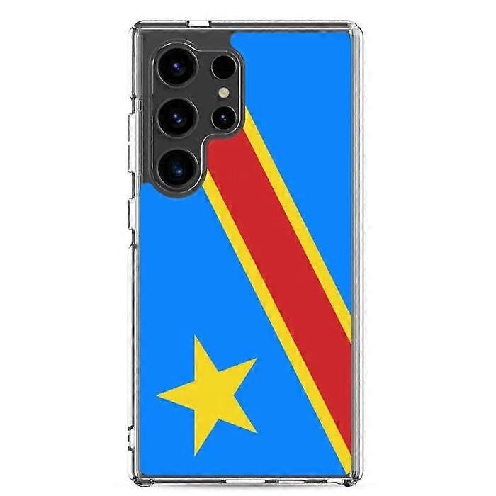 Phone Case - Samsung - Galaxy S24 - Flag of the Democratic Republic of the Congo - Flexible - Multicolor