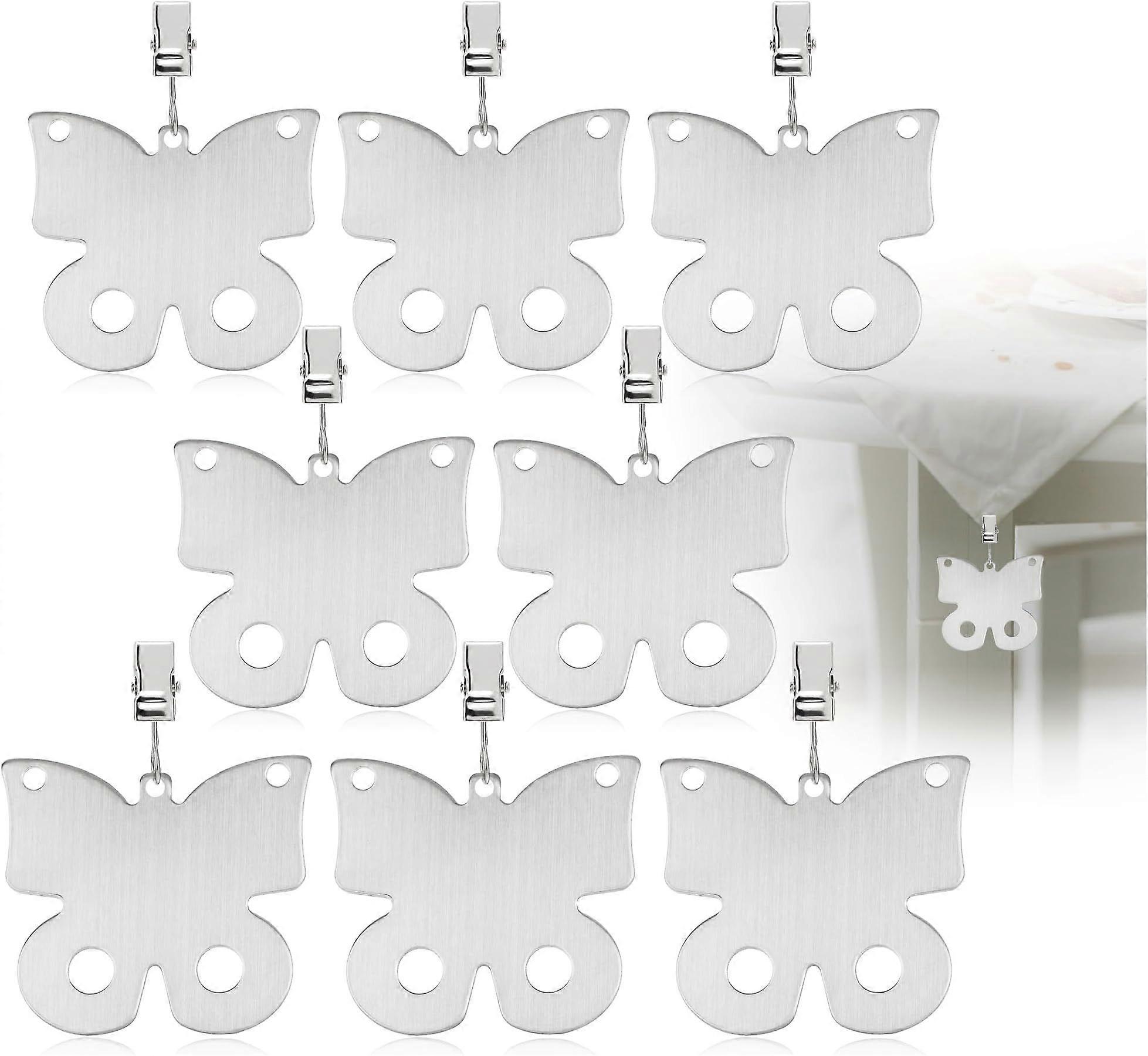 8X Tablecloth Weights - Stainless Steel Tablecloth Weights - Tablecloth Clips - approx. 60g each - Tablecloth Clips