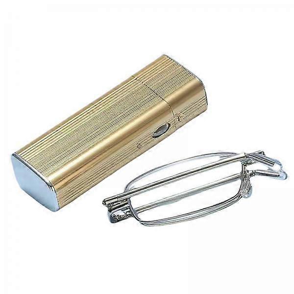 6xFolding Reading Glasses with Storage Case Spring Hinge Readers 300 Degree