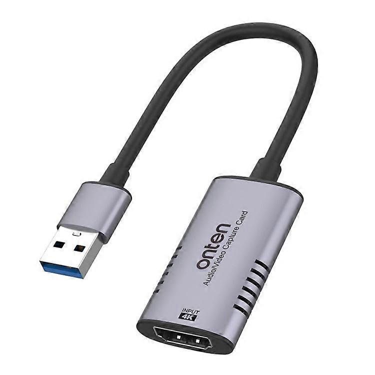 ONTEN OTN-US323 USB to 4K HDMI Capture Card Game Streaming Recording Video Capture Device