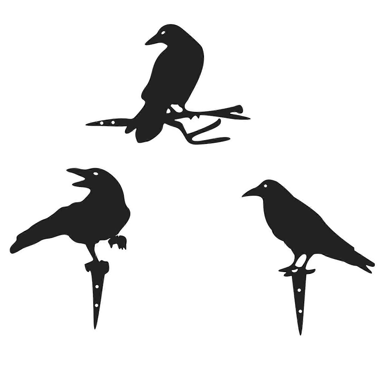 3 قطع الحديد ديكورات التوصيل المعادن حديقة حصص تماثيل حديقة معدنية إدراج قضبان زينة الأرض معدنية