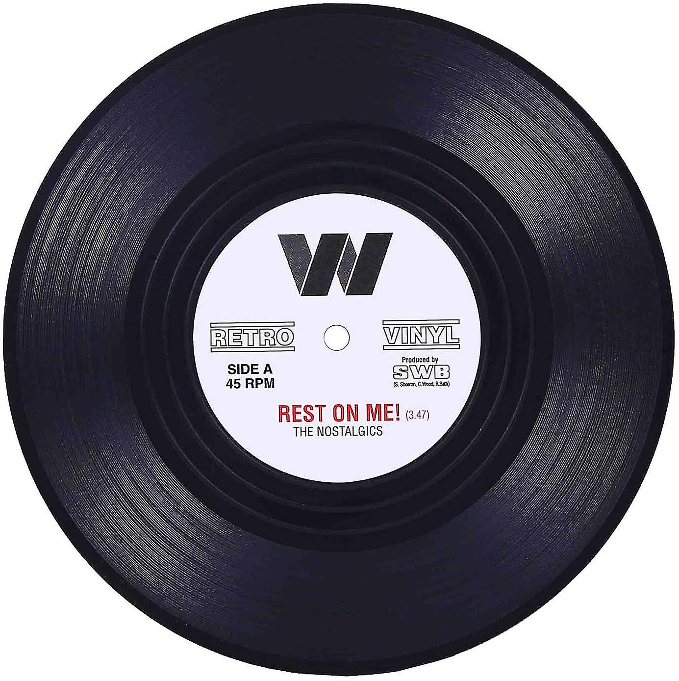 Retro Record Disk Coasters