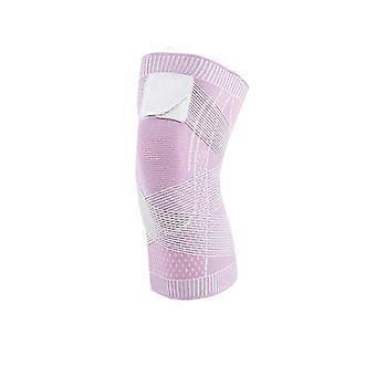 Brand New Knitted Nylon Knee Pads for Men & Women, Knee Joint Protection for Running, Sports & Pain Relief - XL Pink