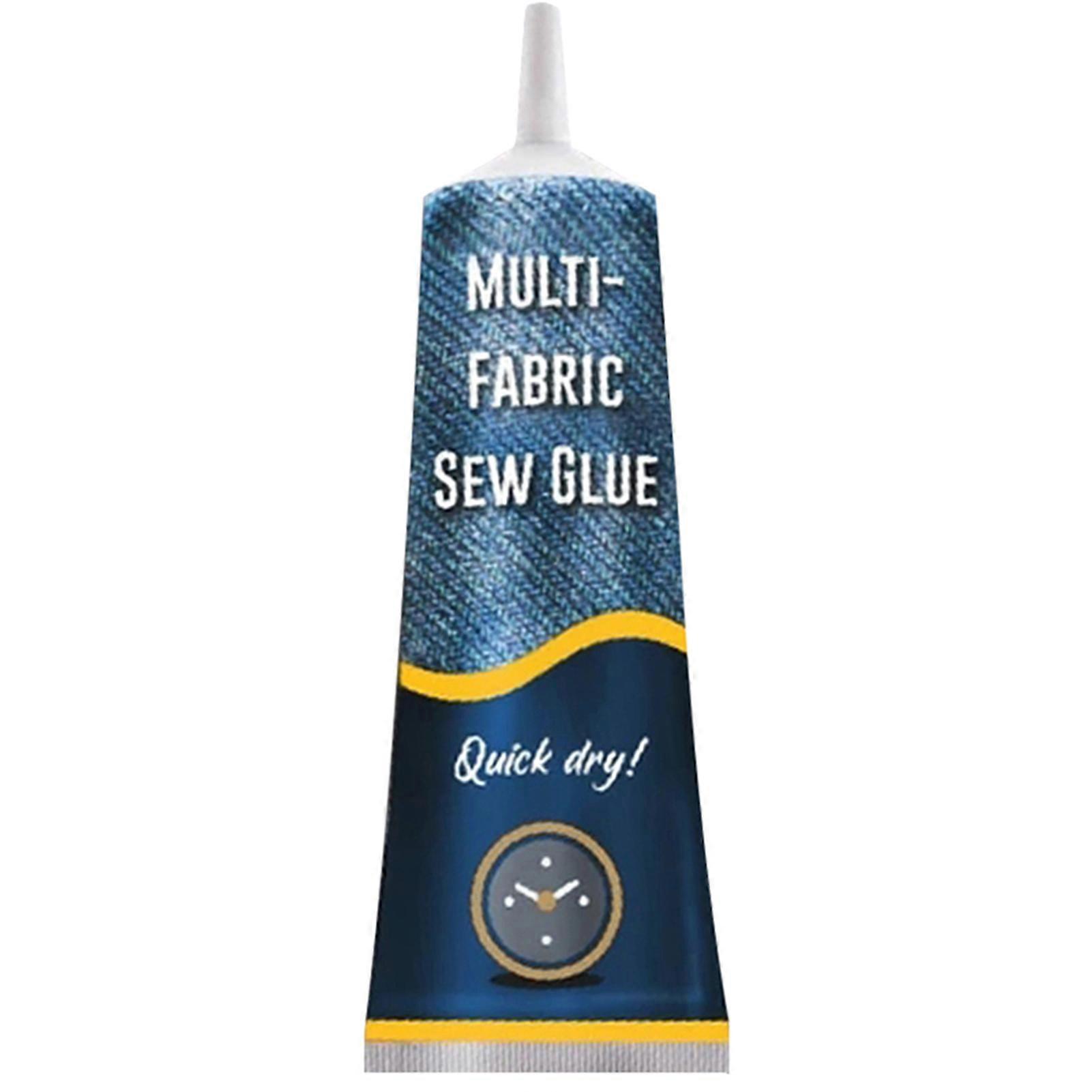 Multi-Fabric Sew Glue Stitch Adhesive Waterproof Clear Permanent