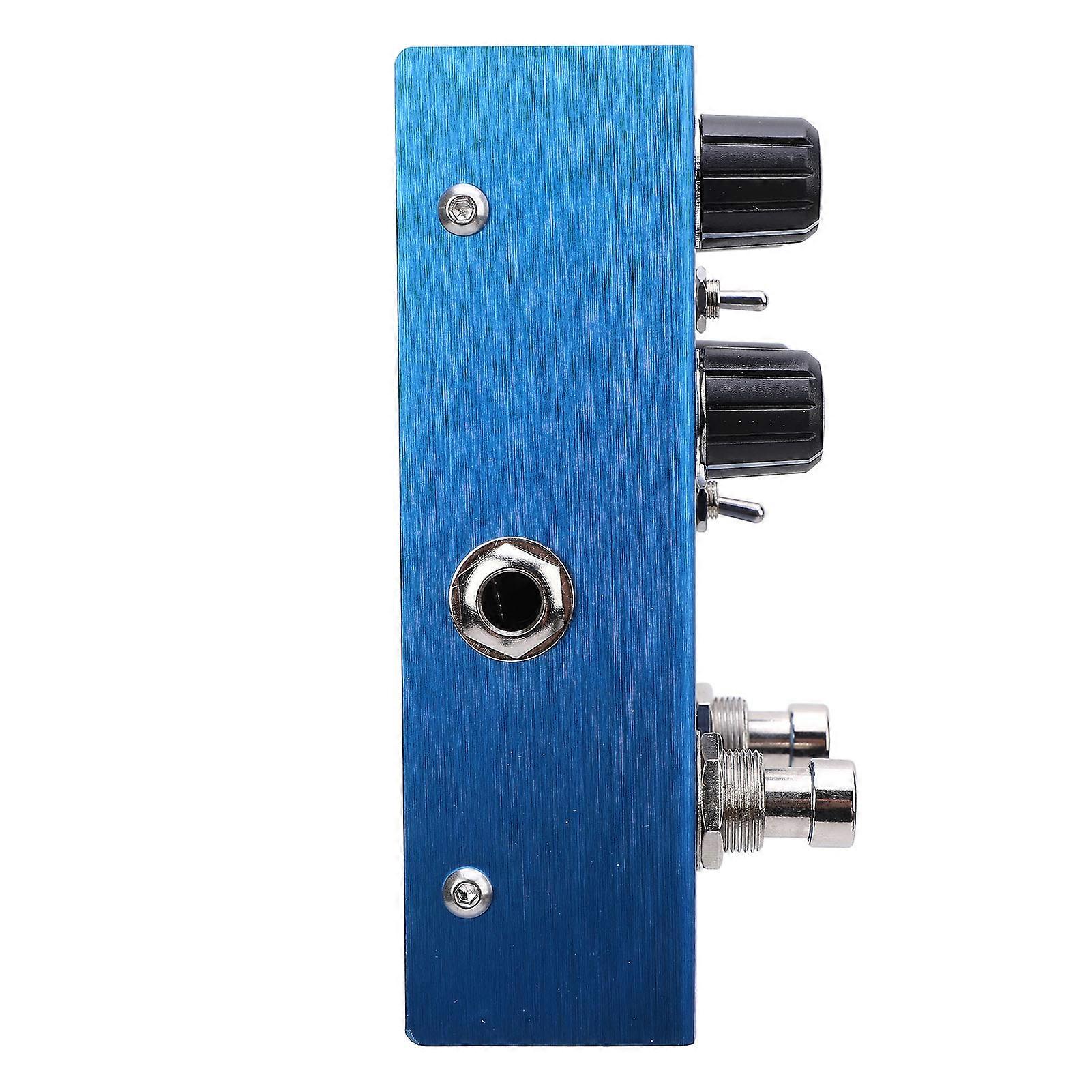 Overdrive مزدوج القناة دواسة محرك تعزيز مقبض تأثير دواسة للغيتار الكهربائي باس تيار مستمر 9V المدخلات 